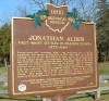 Jonathan Alder historical marker  (c) 2002 DCA