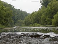 Little Darby Creek at its confluence with Big Darby Creek